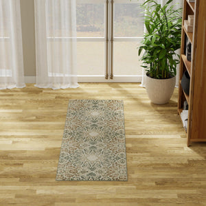 Multicolor 2' 7 x 10' Tuareg Runner Area Rug Vintage Inspired Distressed Look Durable Easy Clean Carpet for Unique Home Interiors for Sale at Rug Engine