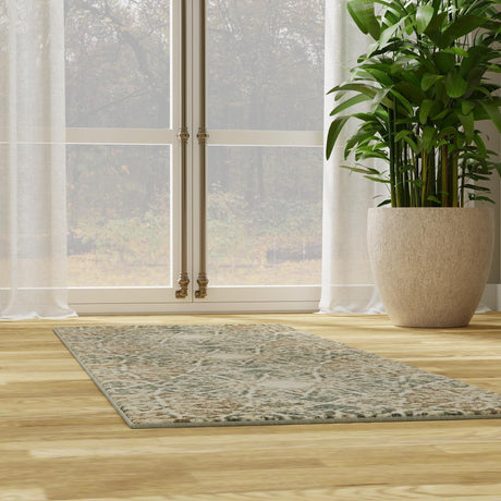 Multicolor 2' x 6' 1 Tuareg Runner Area Rug Vintage Inspired Distressed Look Durable Easy Clean Carpet for Unique Home Interiors for Sale at Rug Engine