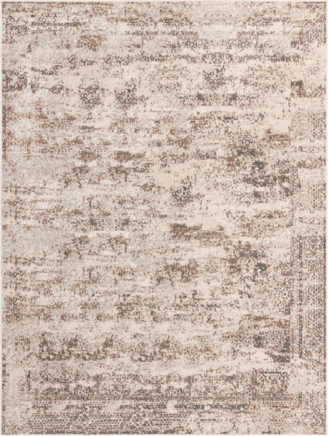 Cream 9' x 12' 2 Tuareg Rectangle Area Rug Vintage Inspired Distressed Look Durable Easy Clean Carpet for Unique Home Interiors for Sale at Rug Engine