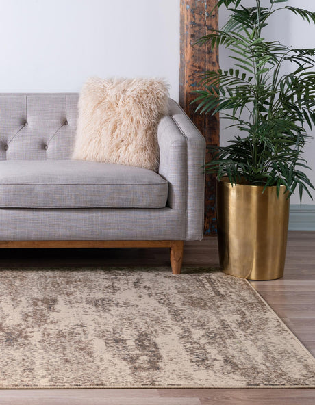Cream 9' x 12' 2 Tuareg Rectangle Area Rug Vintage Inspired Distressed Look Durable Easy Clean Carpet for Unique Home Interiors for Sale at Rug Engine