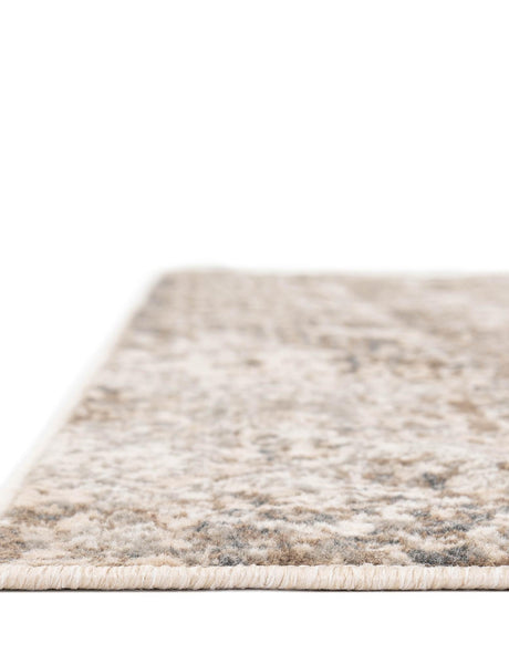 Cream 5' 1 x 8' Tuareg Rectangle Area Rug Vintage Inspired Distressed Look Durable Easy Clean Carpet for Unique Home Interiors for Sale at Rug Engine