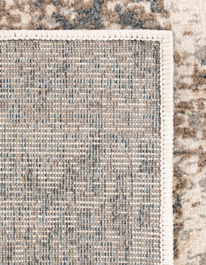 Cream 8' x 8' Tuareg Square Area Rug Vintage Inspired Distressed Look Durable Easy Clean Carpet for Unique Home Interiors for Sale at Rug Engine