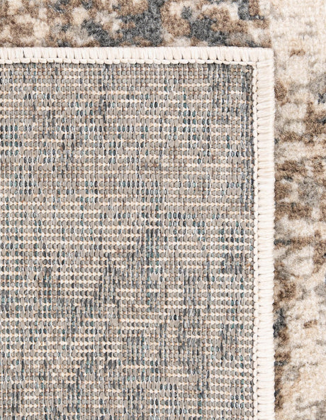 Cream 8' x 8' Tuareg Square Area Rug Vintage Inspired Distressed Look Durable Easy Clean Carpet for Unique Home Interiors for Sale at Rug Engine