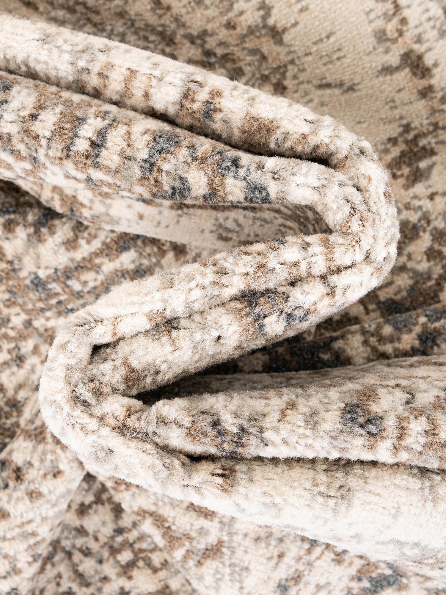 Cream 2' x 6' 1 Tuareg Runner Area Rug Vintage Inspired Distressed Look Durable Easy Clean Carpet for Unique Home Interiors for Sale at Rug Engine