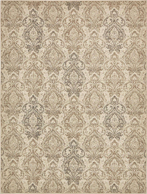 Beige 9' x 12' 2 Tuareg Rectangle Area Rug Vintage Inspired Distressed Look Durable Easy Clean Carpet for Unique Home Interiors for Sale at Rug Engine