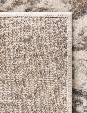 Beige 4' 1 x 6' 1 Tuareg Rectangle Area Rug Vintage Inspired Distressed Look Durable Easy Clean Carpet for Unique Home Interiors for Sale at Rug Engine