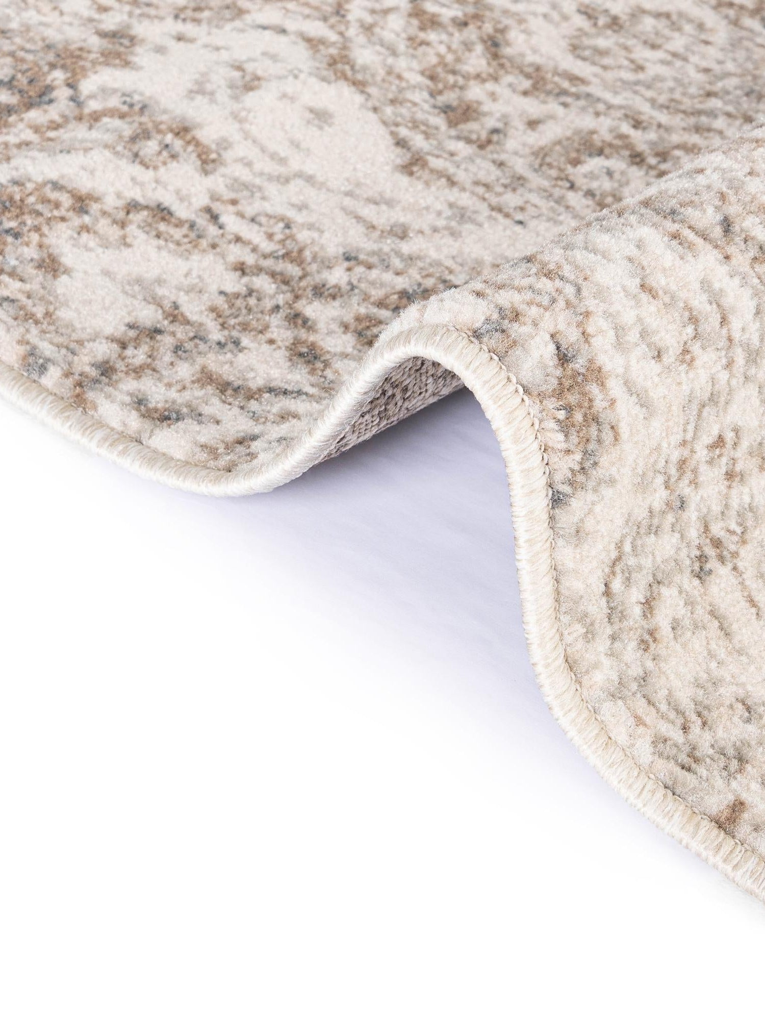 Beige 8' x 10' Tuareg Rectangle Area Rug Vintage Inspired Distressed Look Durable Easy Clean Carpet for Unique Home Interiors for Sale at Rug Engine