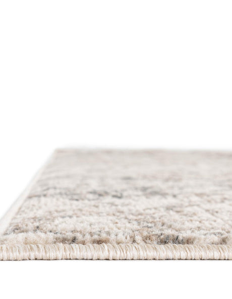 Beige 8' x 8' Tuareg Square Area Rug Vintage Inspired Distressed Look Durable Easy Clean Carpet for Unique Home Interiors for Sale at Rug Engine