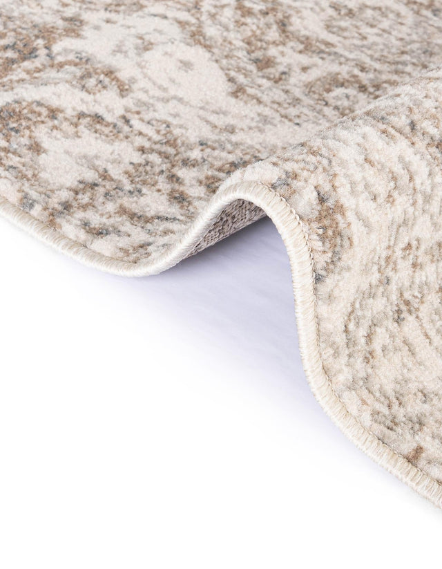 Beige 2' x 6' 1 Tuareg Runner Area Rug Vintage Inspired Distressed Look Durable Easy Clean Carpet for Unique Home Interiors for Sale at Rug Engine