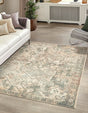 Multicolor 7' 10 x 11' Tuareg Rectangle Area Rug Vintage Inspired Distressed Look Durable Easy Clean Carpet for Unique Home Interiors for Sale at Rug Engine
