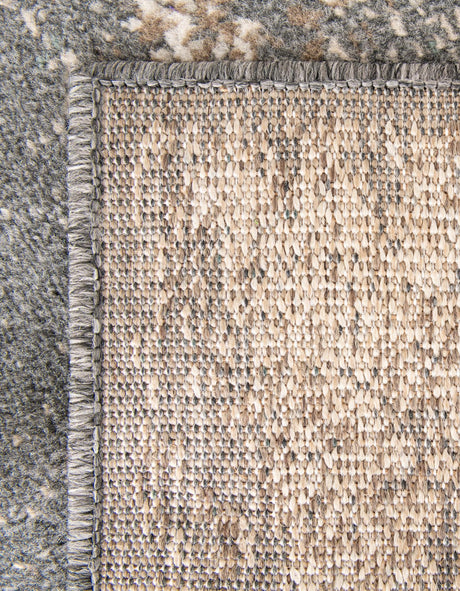 Gray 4' x 6' Tuareg Rectangle Area Rug Vintage Inspired Distressed Look Durable Easy Clean Carpet for Unique Home Interiors for Sale at Rug Engine