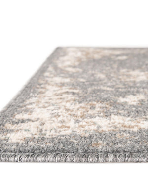 Gray 2' x 6' 1 Tuareg Runner Area Rug Vintage Inspired Distressed Look Durable Easy Clean Carpet for Unique Home Interiors for Sale at Rug Engine