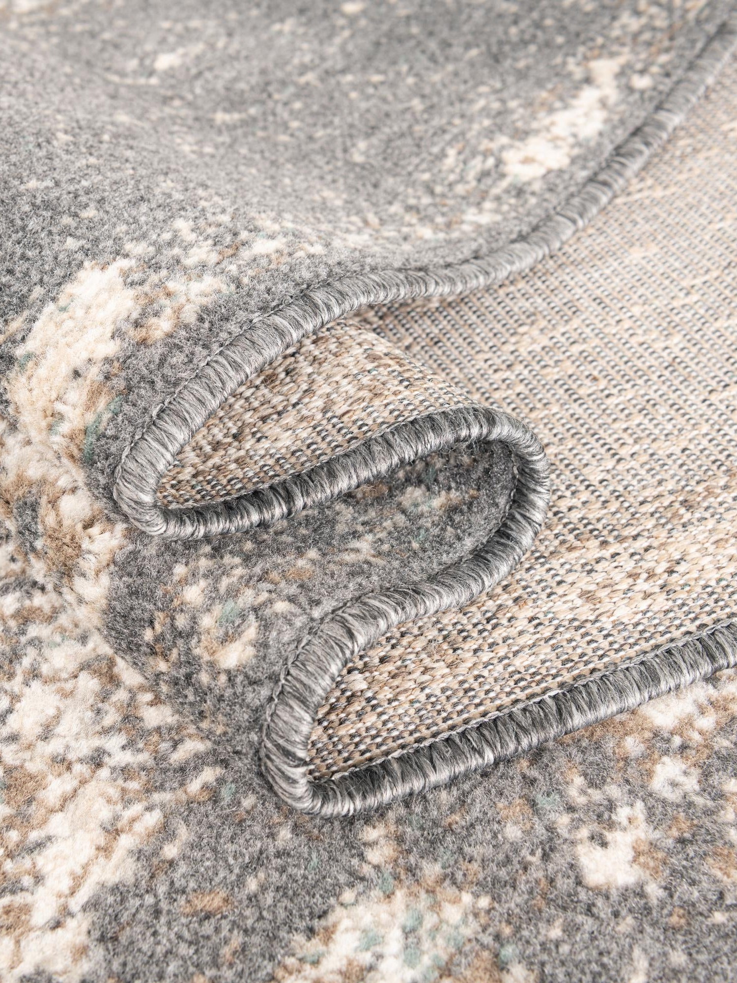 Gray 2' x 6' 1 Tuareg Runner Area Rug Vintage Inspired Distressed Look Durable Easy Clean Carpet for Unique Home Interiors for Sale at Rug Engine