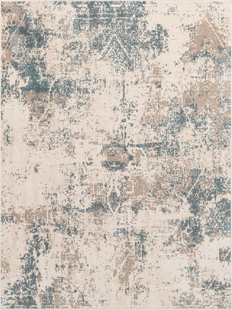 Beige 9' x 12' 2 Tuareg Rectangle Area Rug Vintage Inspired Distressed Look Durable Easy Clean Carpet for Unique Home Interiors for Sale at Rug Engine