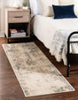 Beige 2' x 6' 1 Tuareg Runner Area Rug Vintage Inspired Distressed Look Durable Easy Clean Carpet for Unique Home Interiors for Sale at Rug Engine