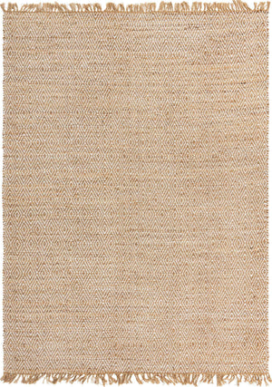 Natural 9' x 12' 2 Braided Jute Rectangle Rug