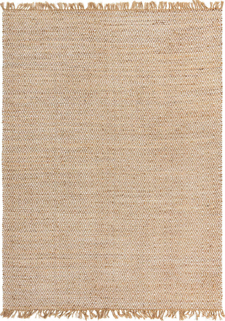 Natural 9' x 12' 2 Braided Jute Rectangle Rug