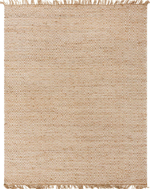 Natural 8' x 10' Braided Jute Rectangle Rug