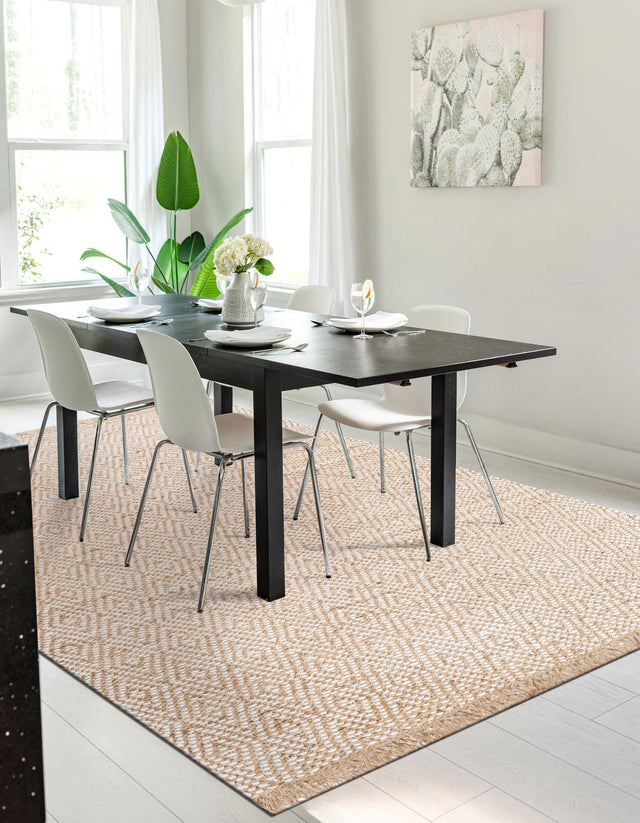 Natural 2' x 3' 1 Braided Jute Rectangle Rug