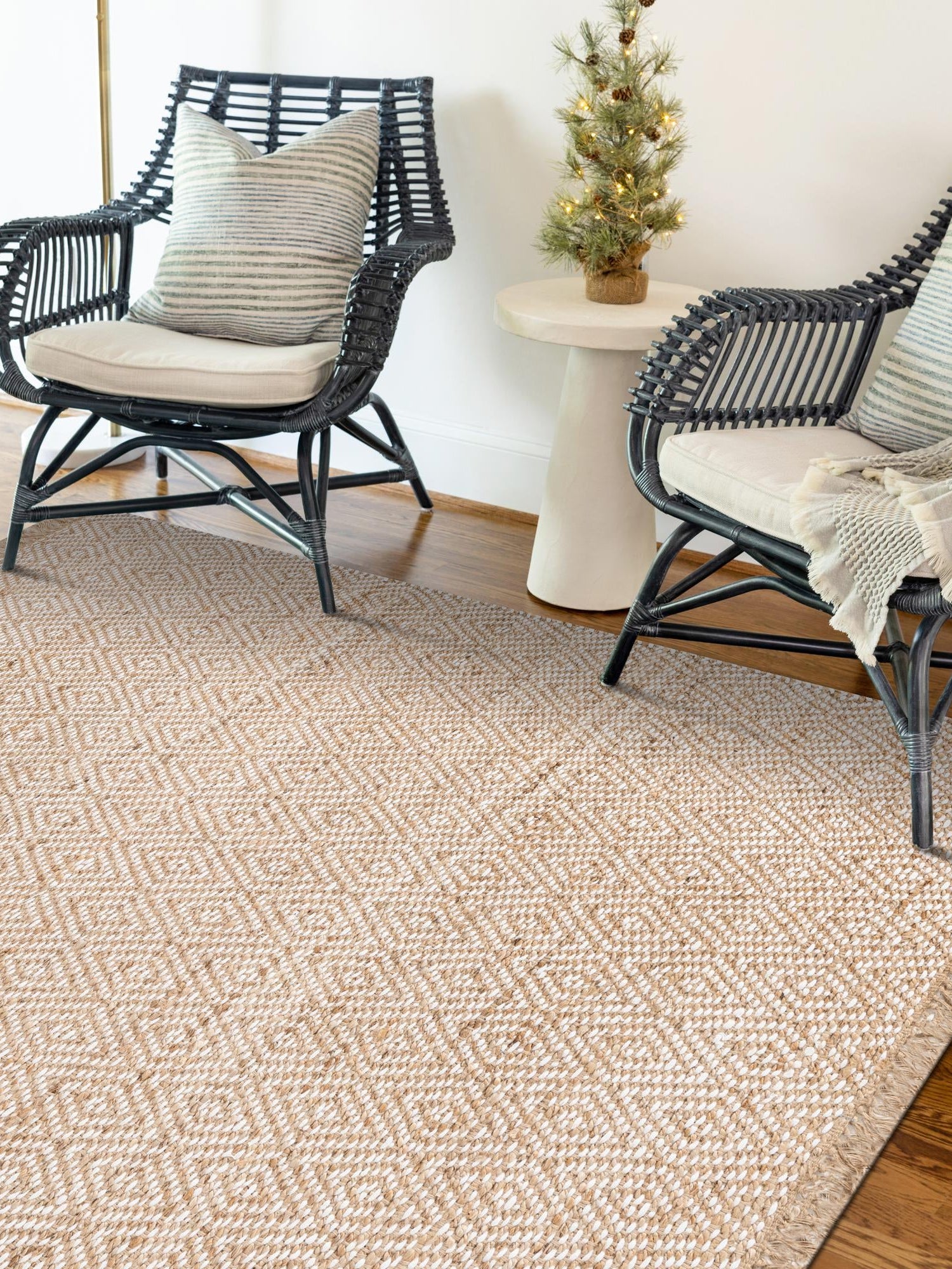 Natural 12' 2 x 16' 1 Braided Jute Rectangle Area Rug 100% Jute Hand Braided Natural Eco-Friendly Boho Style Carpet for Living Rooms Dining Office Space Dorms for Sale at Rug Engine