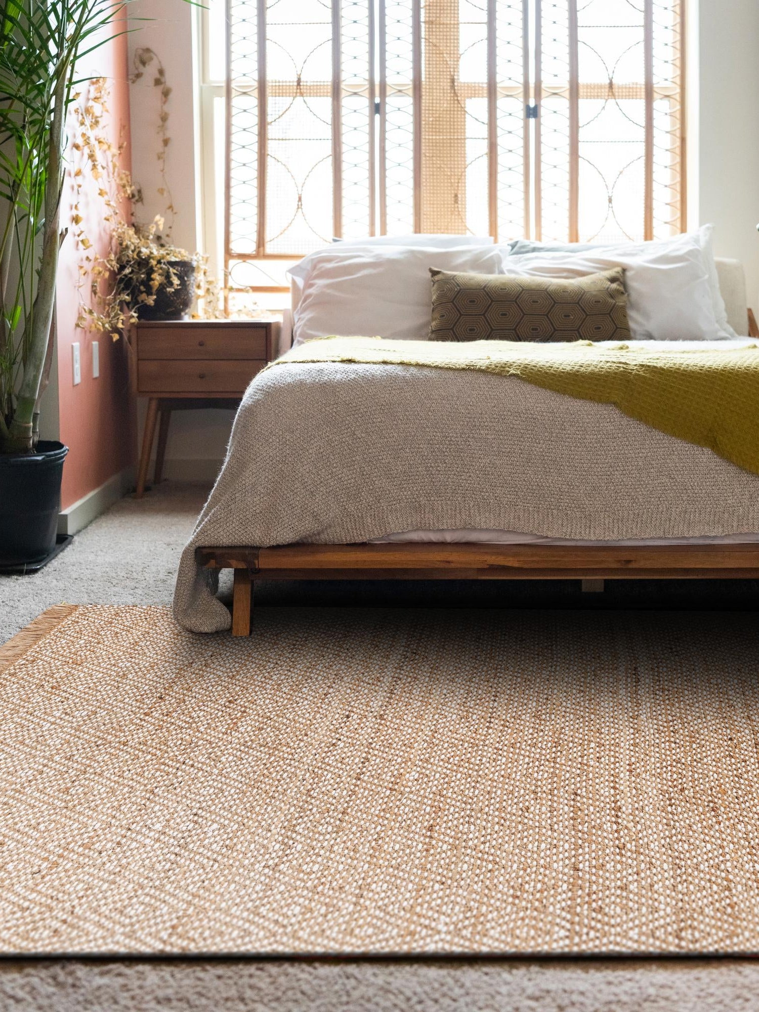Natural 9' x 12' 2 Braided Jute Rectangle Area Rug 100% Jute Hand Braided Natural Eco-Friendly Boho Style Carpet for Living Rooms Dining Office Space Dorms for Sale at Rug Engine