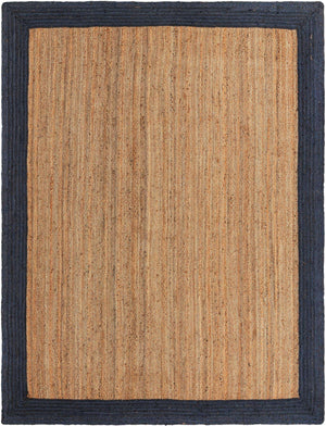 Natural 9' x 12' 2 Braided Jute Rectangle Rug