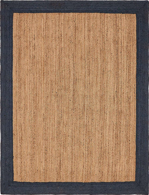 Natural 8' x 10' Braided Jute Rectangle Rug