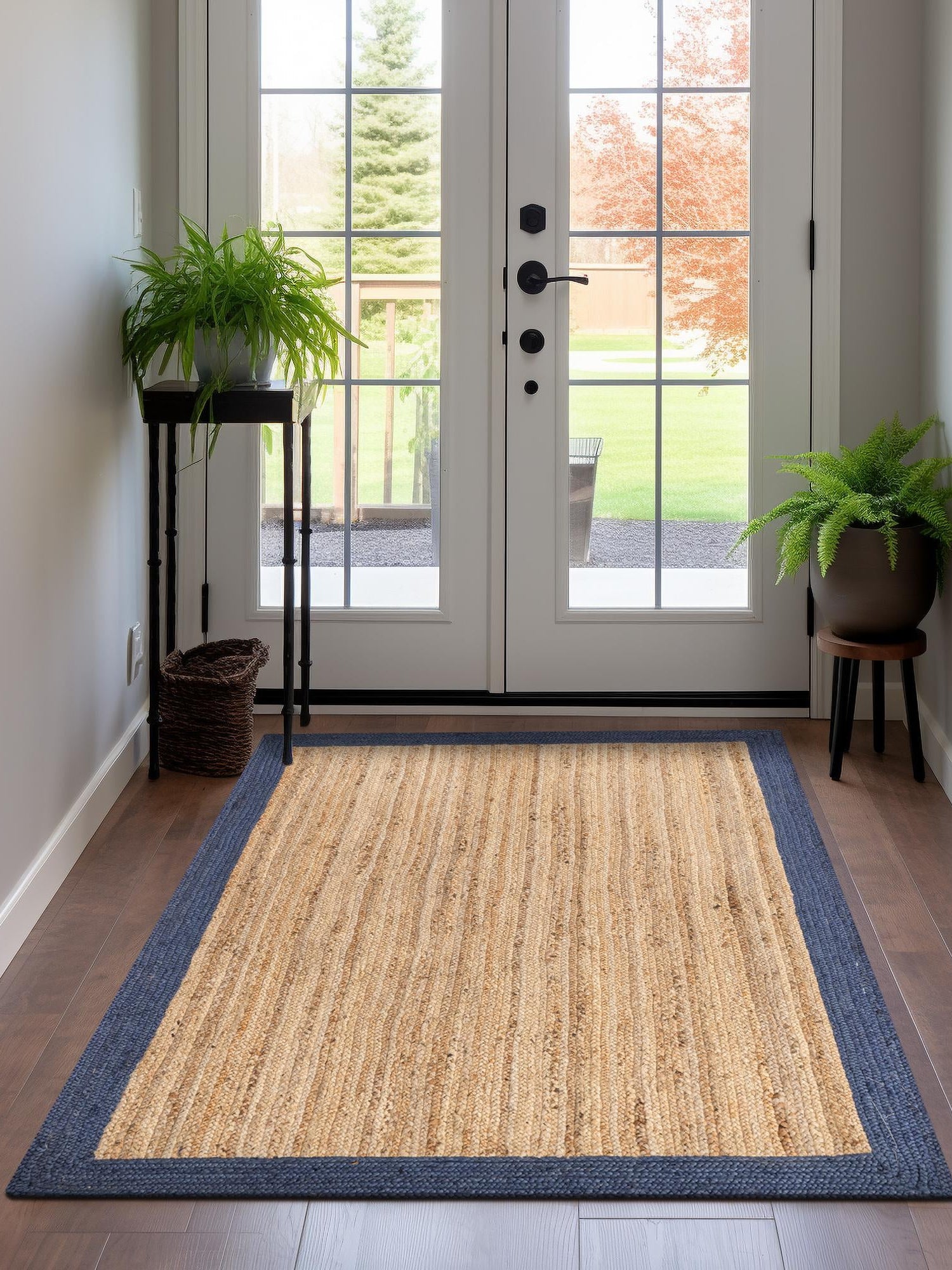 Natural 2' x 3' 1 Braided Jute Rectangle Area Rug 100% Jute Hand Braided Natural Eco-Friendly Boho Style Carpet for Living Rooms Dining Office Space Dorms for Sale at Rug Engine