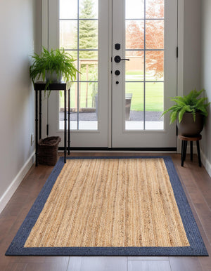 Natural 8' x 10' Braided Jute Rectangle Rug