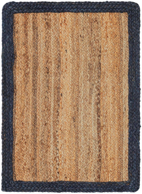Natural 2' x 3' 1 Braided Jute Rectangle Rug