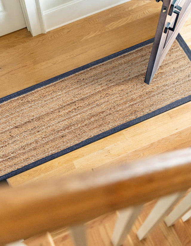 Natural 3' x 6' 1 Braided Jute Runner Rug