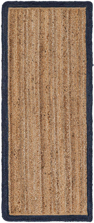 Natural 3' x 6' 1 Braided Jute Runner Rug