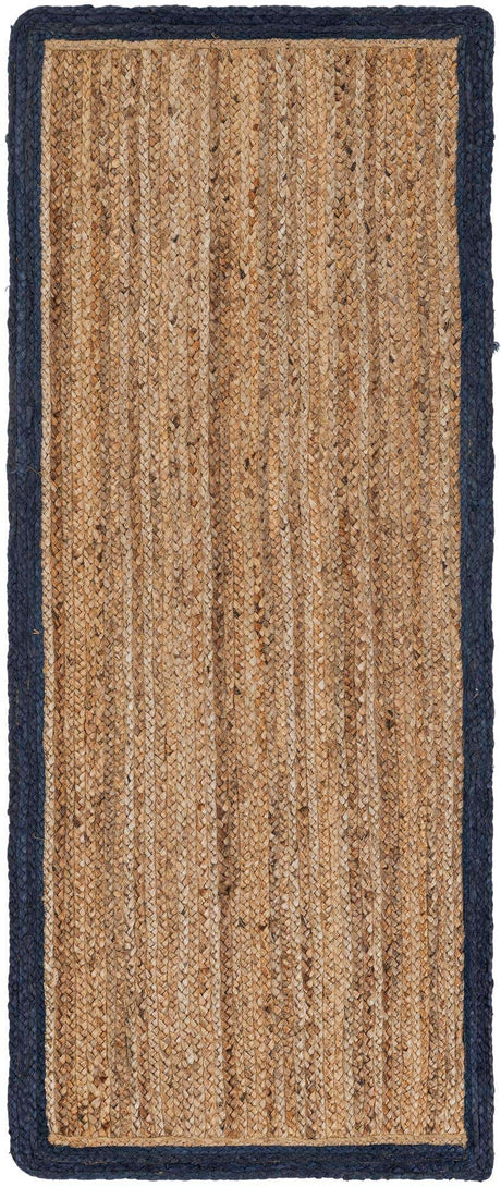 Natural 3' x 6' 1 Braided Jute Runner Rug