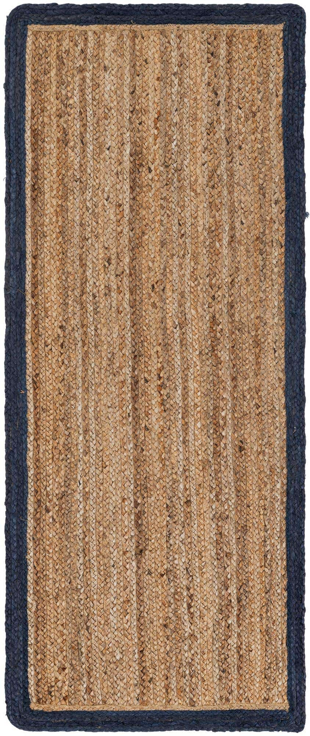 Natural 3' x 6' 1 Braided Jute Runner Rug
