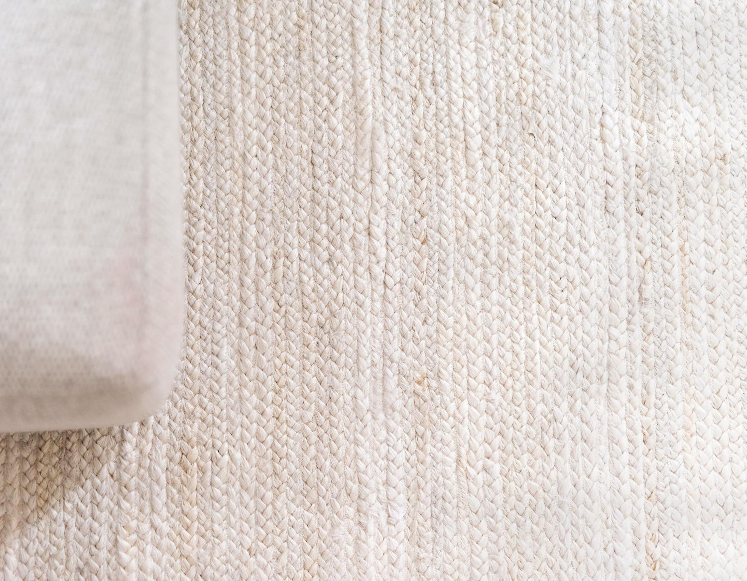 White 5' 1 x 8' Braided Jute Rectangle Area Rug 100% Jute Hand Braided Natural Eco-Friendly Boho Style Carpet for Living Rooms Dining Office Space Dorms for Sale at Rug Engine