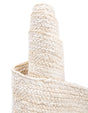White 7' 1 x 10' Braided Jute Rectangle Rug