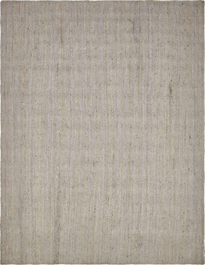 Gray 9' x 12' 2 Braided Jute Rectangle Rug