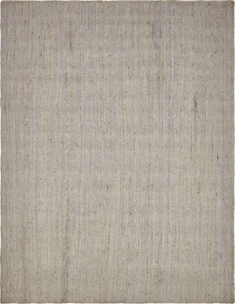 Gray 9' x 12' 2 Braided Jute Rectangle Rug