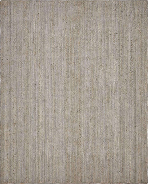Gray 8' x 10' Braided Jute Rectangle Rug