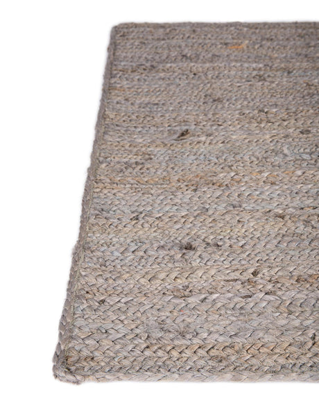 Gray 6' 1 x 9' Braided Jute Rectangle Area Rug 100% Jute Hand Braided Natural Eco-Friendly Boho Style Carpet for Living Rooms Dining Office Space Dorms for Sale at Rug Engine