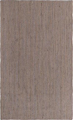 Gray 5' 1 x 8' Braided Jute Rectangle Rug