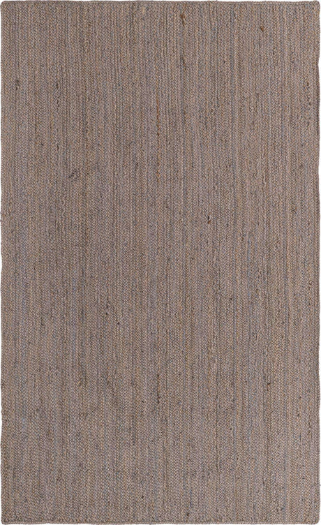 Gray 5' 1 x 8' Braided Jute Rectangle Rug