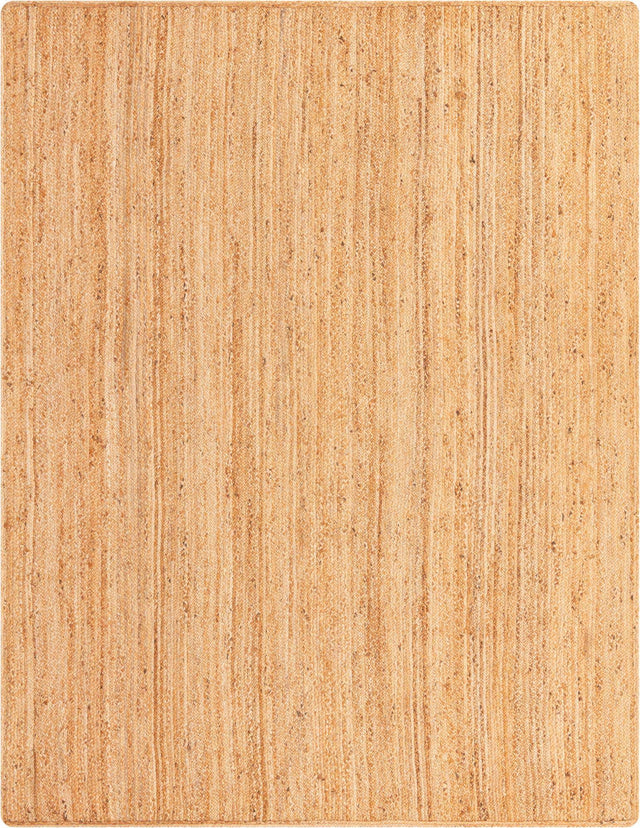 Natural 9' x 12' 2 Braided Jute Rectangle Rug