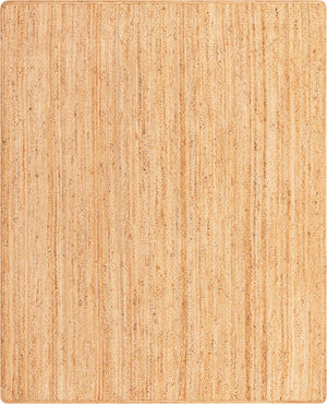 Natural 8' x 10' Braided Jute Rectangle Rug