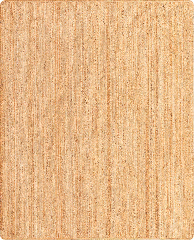 Natural 8' x 10' Braided Jute Rectangle Rug