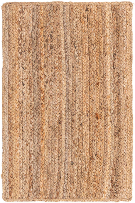 Natural 2' x 3' 1 Braided Jute Rectangle Rug