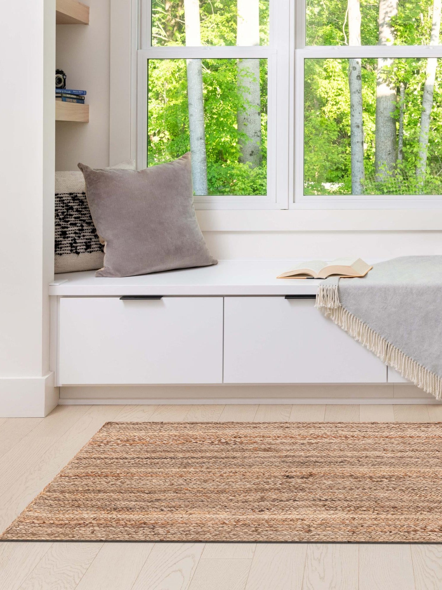 Natural 2' 7 x 10' Braided Jute Runner Area Rug 100% Jute Hand Braided Natural Eco-Friendly Boho Style Carpet for Living Rooms Dining Office Space Dorms for Sale at Rug Engine