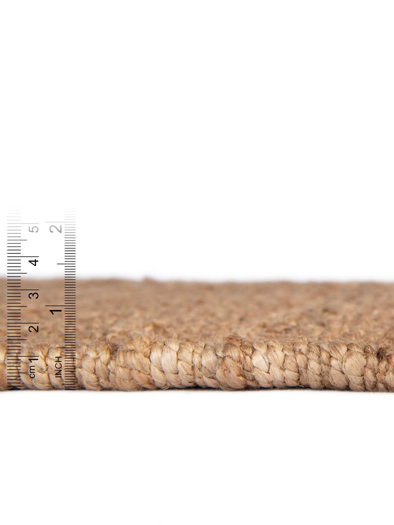 Natural 2' 7 x 12' Chunky Jute Runner Area Rug 100% All Natural Jute Sustainable Eco-Friendly Carpet Mat for Natural Interior Design Homes for Sale at Rug Engine