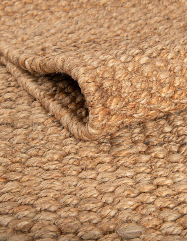 Natural 2' x 4' 1 Chunky Jute Runner Area Rug 100% All Natural Jute Sustainable Eco-Friendly Carpet Mat for Natural Interior Design Homes for Sale at Rug Engine