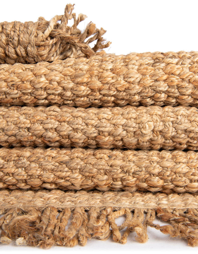Natural 2' x 4' 1 Chunky Jute Runner Area Rug 100% All Natural Jute Sustainable Eco-Friendly Carpet Mat for Natural Interior Design Homes for Sale at Rug Engine